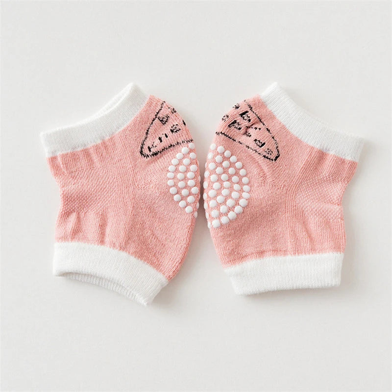 Baby Knee Pads Crawling Safety Kids Crawling Elbow Cushion Baby Leg Warmers Infant Anti-Slip Knee Gaiters Protector for Children