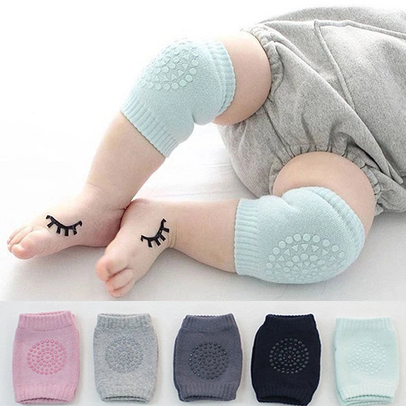 Baby Knee Pads Crawling Safety Kids Crawling Elbow Cushion Baby Leg Warmers Infant Anti-Slip Knee Gaiters Protector for Children