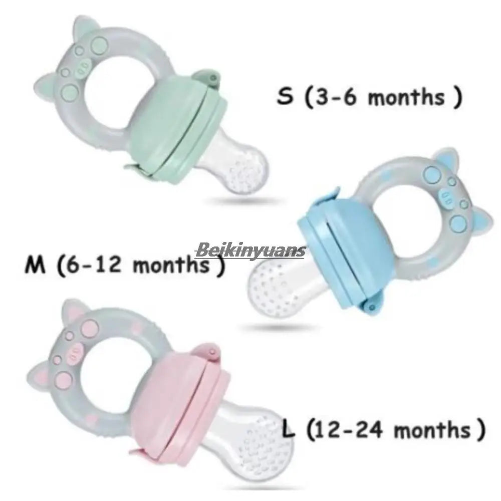 Newborn Pacifier Feeder For Baby pacifier Food Grade Silicone PP Training Nipple Milk Fresh Fruit Nibbler Teat Pacifier Bottles