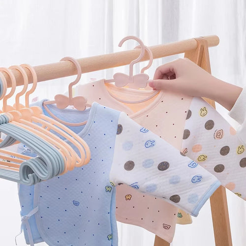 5/10/20/30/50pcs Of Children's Hangers Plastic Portable Towel Scarfs Hangers Kids Clothing Closet Storage Hanger Racks Accessory