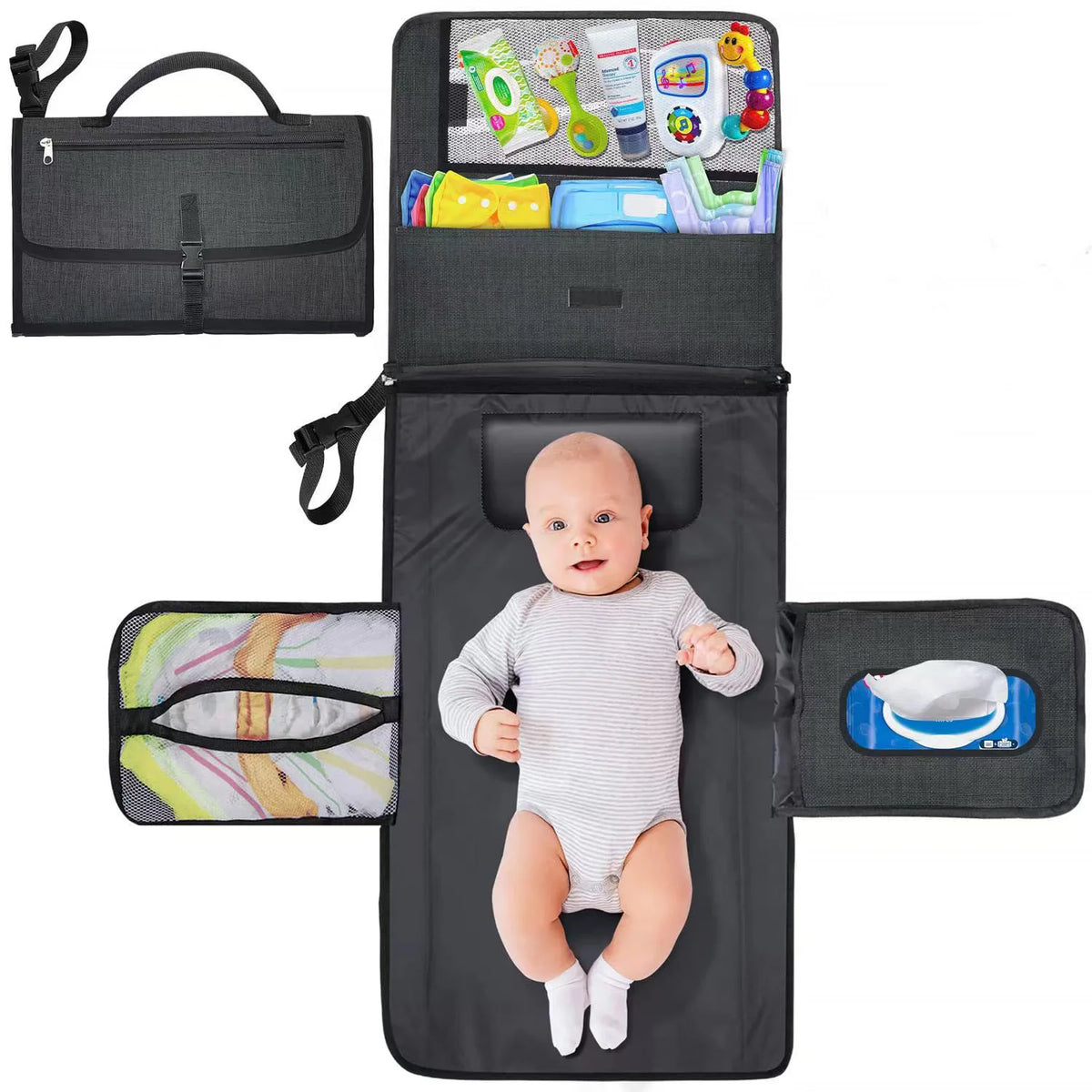 The Voyager Changing Mat — Foldable Travel Diaper Pad