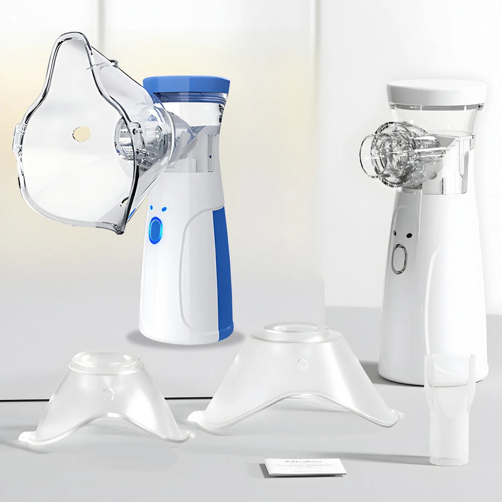 Portable Mesh Nebulizer for Humans & Animals – Silent Ultrasonic Inhaler for Kids, Adults, Pets and Vet Use