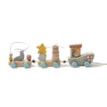 Wooden Train Birthday Toy  Montessori Toys Baby Educational Toys  Wooden Trolley  Baby Learning Toys  Number Of Wood Baby's Toys