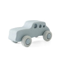 Baby BPA Free Silicone Car Ambulance Toys Wooden Cartoon Bus Teether Educational Montessori Toys For Children Teething Baby Toys